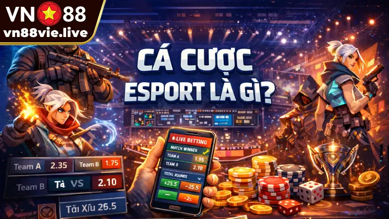 Cá cược Esport là gì? Hướng dẫn cược thể thao điện tử từ A-Z Cá cược Esport là gì?