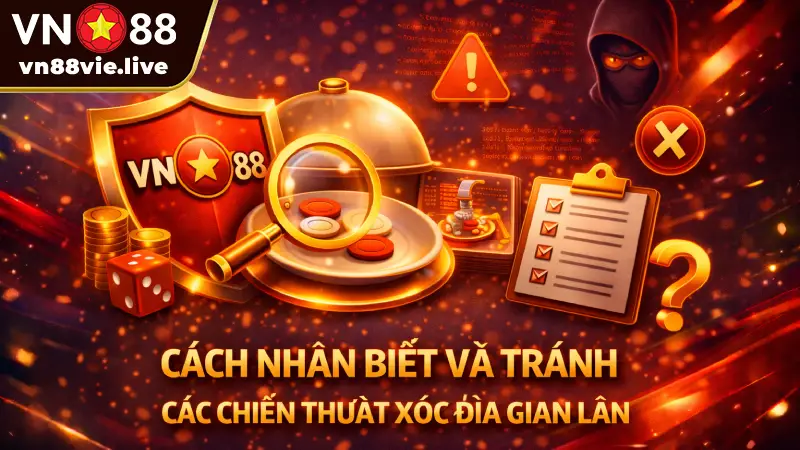 Mẹo chơi xóc đĩa VN88 cực kì dễ dàng cho bạn năm 2026 Cách nhận biết và tránh các chiến thuật xóc đĩa gian lận