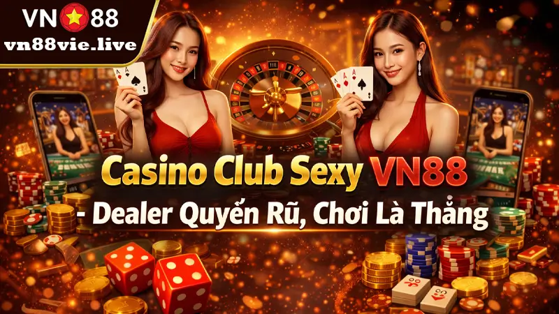 Casino Club Sexy VN88 - Dealer Quyến Rũ, Chơi Là Thắng