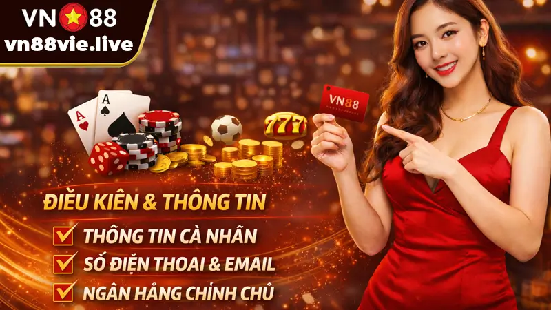 Đăng Ký VN88 - Hướng Dẫn Tạo Tài Khoản Cho Người Mới Điều Kiện & Thông Tin Cần Chuẩn Bị Khi Đăng Ký VN88