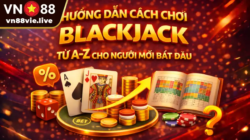 Hướng dẫn cách chơi Blackjack từ A-Z cho người mới bắt đầu