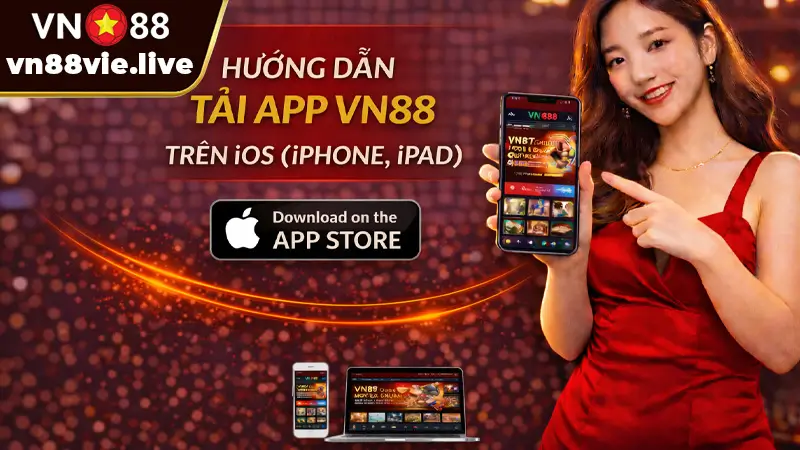 Hướng Dẫn Tải App VN88 Trên iOS (iPhone, iPad)