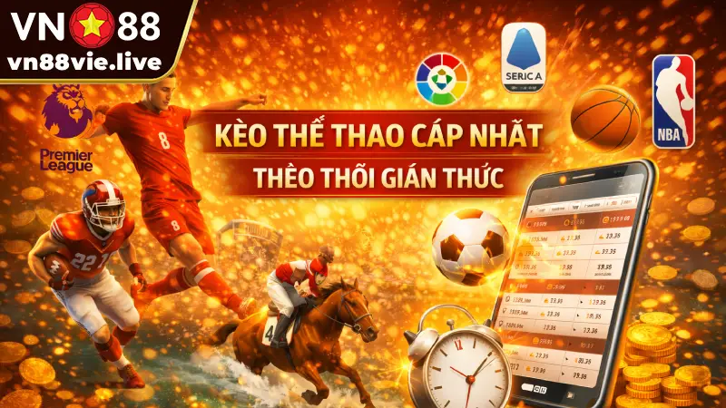 Kèo thể thao cập nhật theo thời gian thực