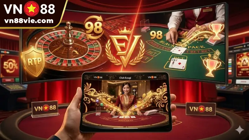 Live Casino Evolution VN88 trải nghiệm đa thiết bị mượt mà