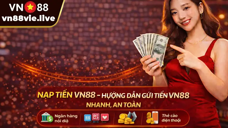 Nạp Tiền VN88 - Hướng Dẫn Gửi Tiền VN88 Nhanh, An Toàn