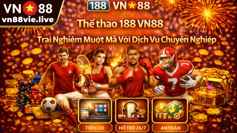 Thể thao 188 VN88 - Trải Nghiệm Mượt Mà Với Dịch Vụ Chuyên Nghiệp