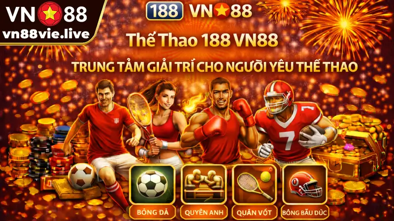 Thể Thao 188 VN88 - Trung Tâm Giải Trí Cho Người Yêu Thể Thao