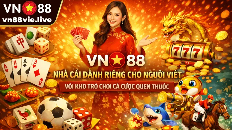 VN88 - Nhà cái dành riêng cho người Việt với kho trò chơi cá cược quen thuộc