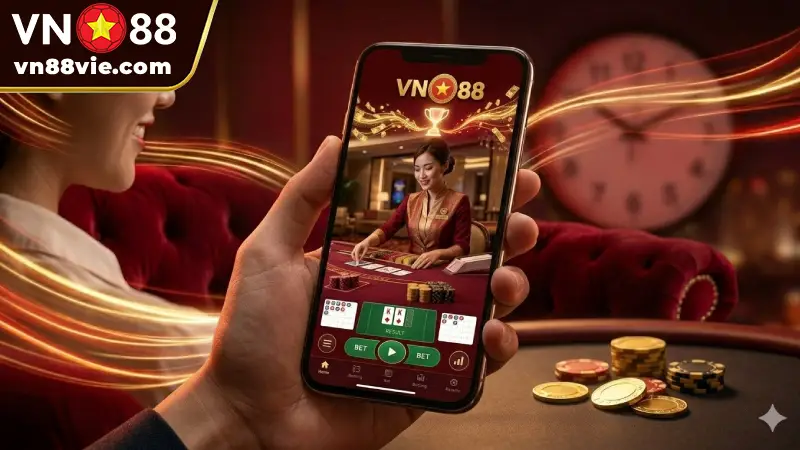 Sảnh Club Ezugi VN88 - Review Casino Á Đông tại VN88 App Ezugi VN88 Trải Nghiệm Live Casino Mobile Siêu Mượt