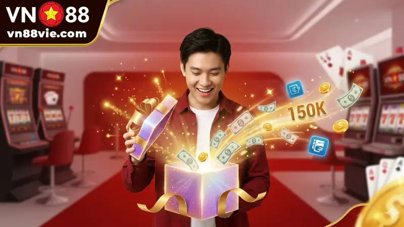 Chào mừng tân thủ VN88 nhận ngay gói "Code 150K"