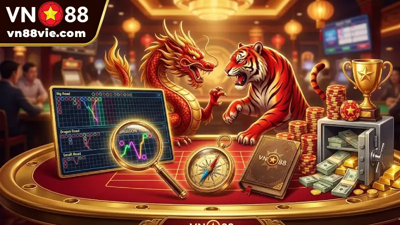 Chơi Rồng Hổ VN88 | 3 Bí Kíp Soi Cầu Chốt Lãi Khủng