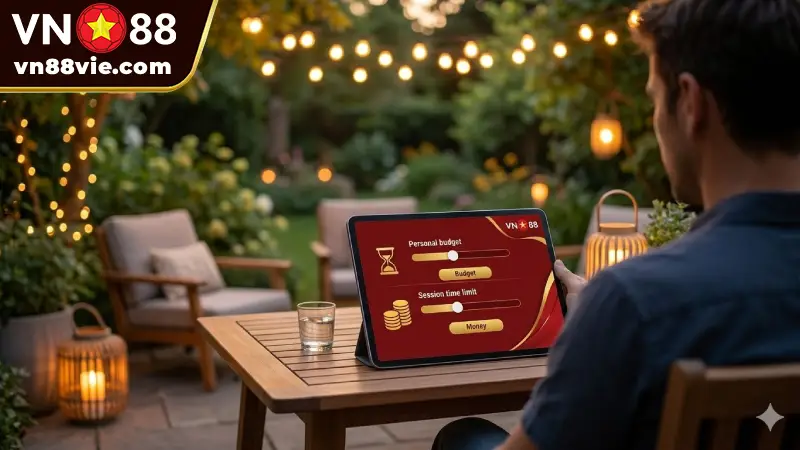 Chơi Có Trách Nhiệm Tại VN88 | Bí Kíp Kiểm Soát Cuộc Chơi Đặt giới hạn ngân sách và thời gian chơi là bước đầu tiên của sự trách nhiệm
