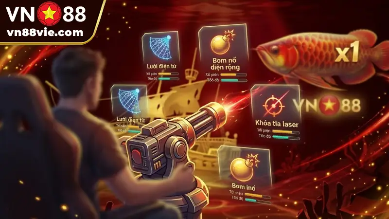 Hạ gục Boss lớn VN88 nhờ kho vũ khí hạng nặng cực đỉnh