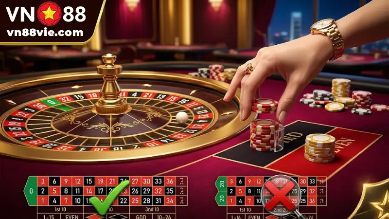 Roulette VN88 - Chọn Bàn Châu Âu và Mẹo Tránh Bẫy Cược