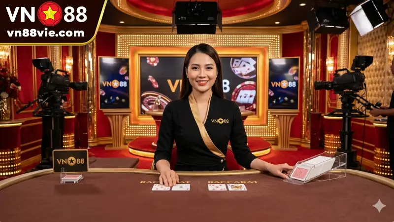 Sảnh Live Casino VN88 – Trải nghiệm chân thực và đẳng cấp quốc tế