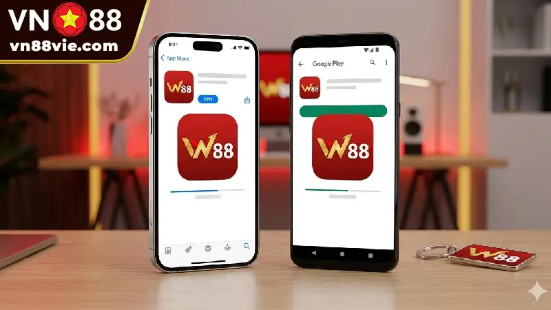 Tải ứng dụng VN88 chính thức trên cả thiết bị iOS và Android để trải nghiệm cá cược không giới hạn