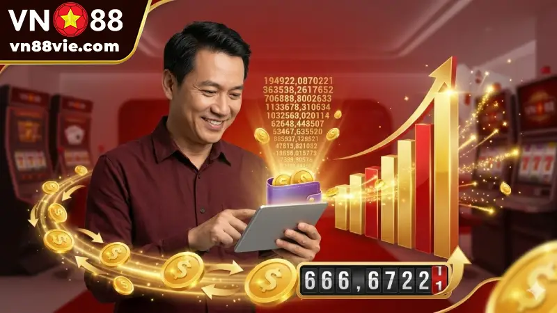 Trải nghiệm chương trình Hoàn Trả Khủng VN88